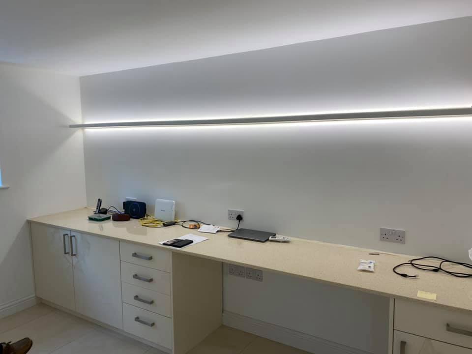 Large Floating LED Shelf