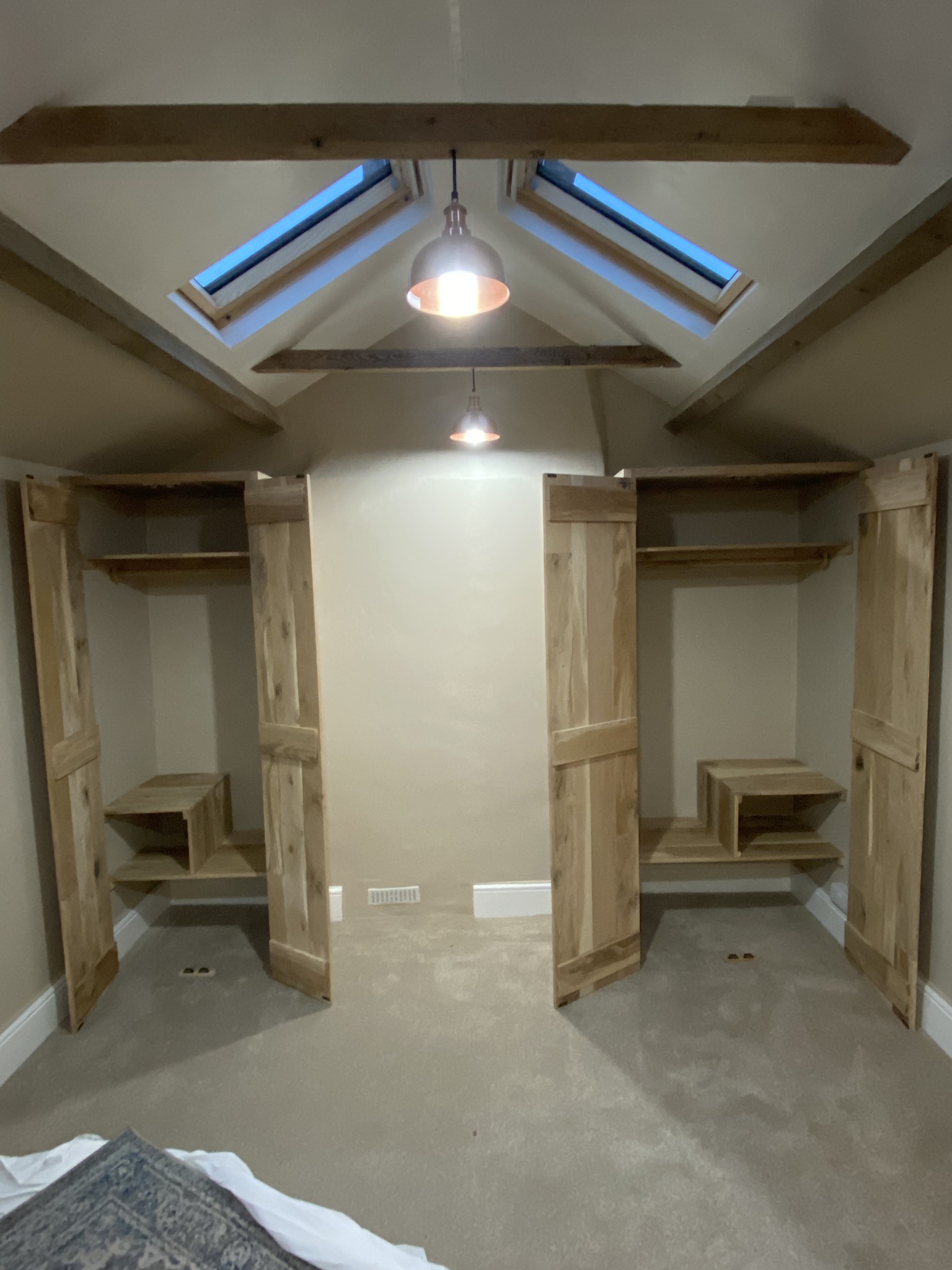 Box Oak Wardrobes & Shelves