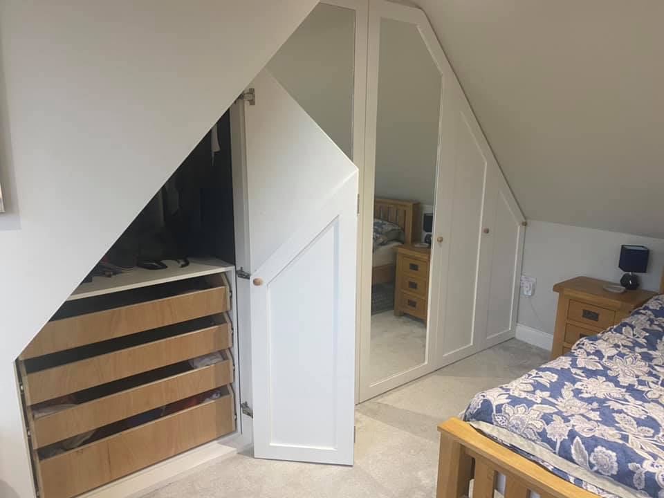 Eaves Mirror Door Wardrobe